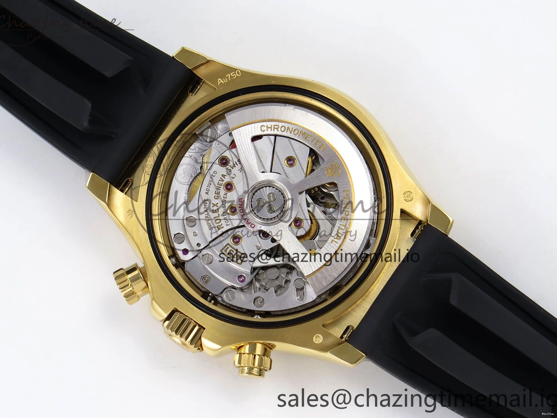 MiroTime 0517 Daytona 126518 QF 1:1 Best Edition YG Black Dial on Oysterflex Strap SH4131 V6（Gain Weight） EasyMatch 1199